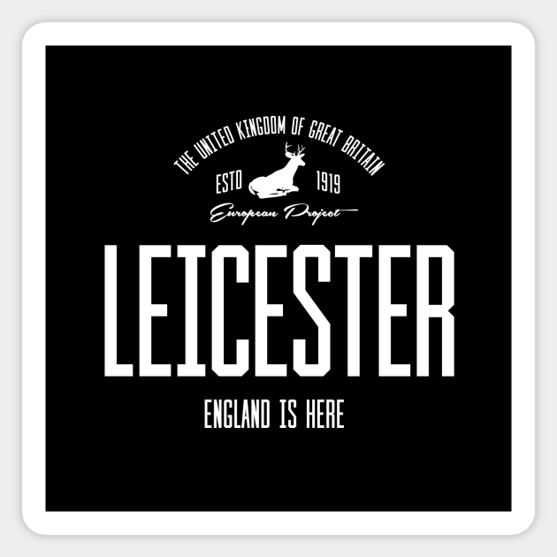 Great Britain, England, Leicester Sticker by NEFT PROJECT